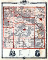 Marion County, Iowa 1875 State Atlas